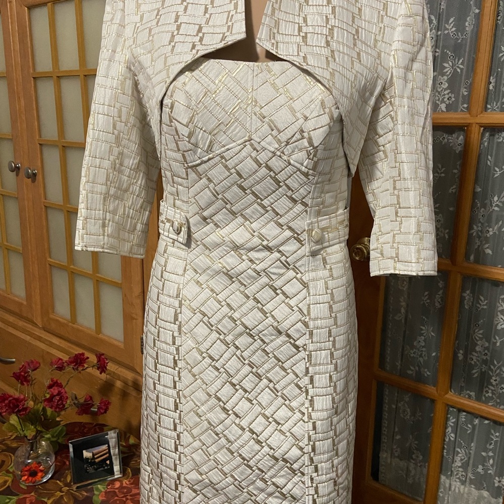 Montage Occasions  Dress With Bolero Jacket  8